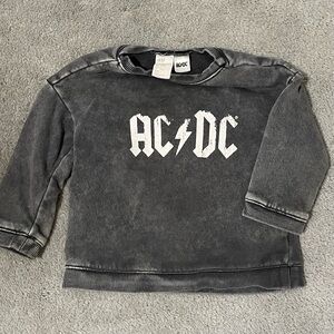 H&M Cotton sweatshirt AC⚡️DC 9months